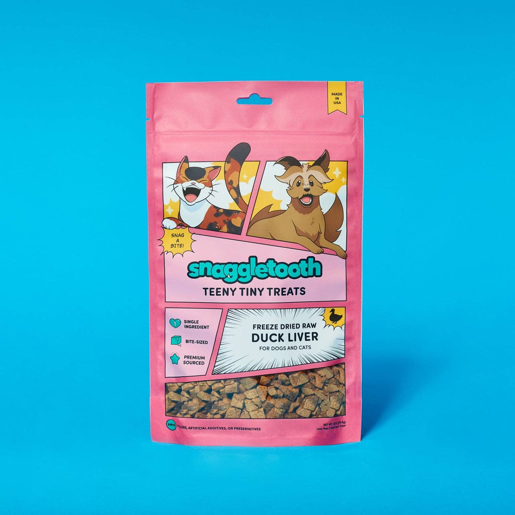 Snaggletooth Duck Liver Teeny Tiny Treats, 2 oz