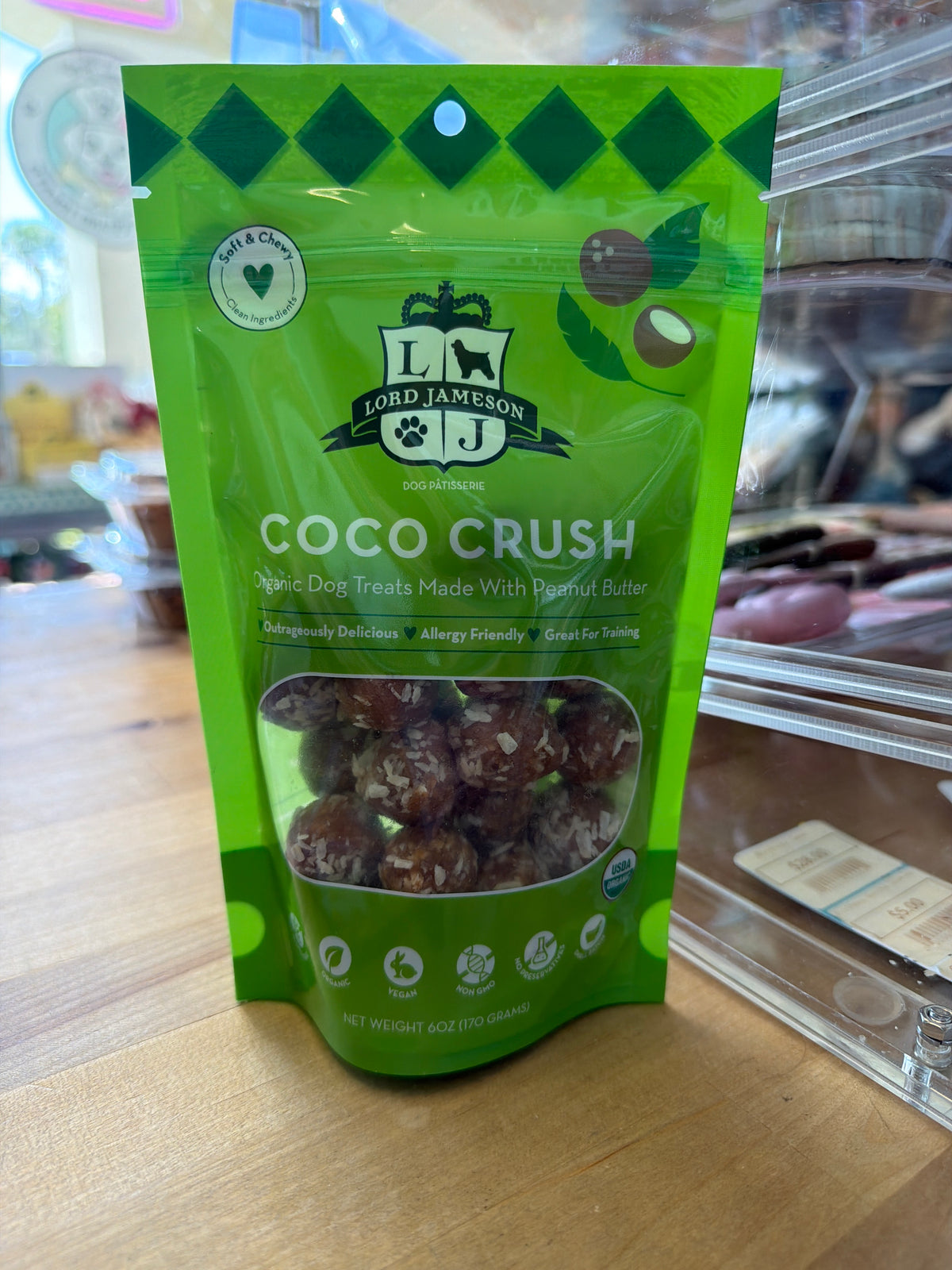 Lord Jameson Coco Crush Organic Dog Treats - 6 oz