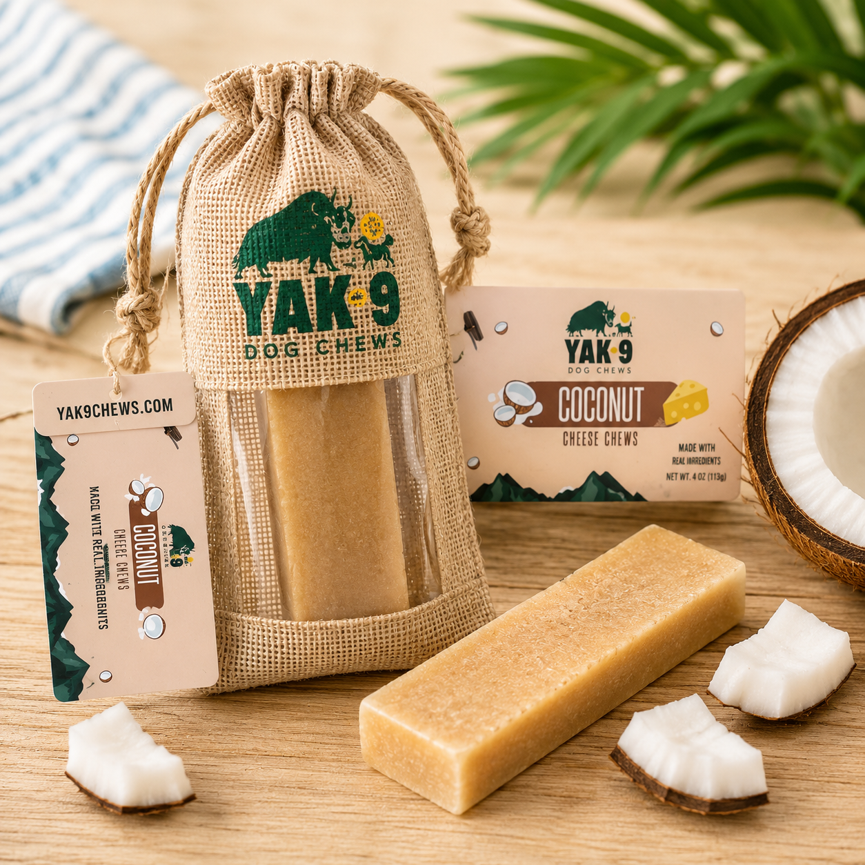Yak9 Himalayan Cheese Chews for Dogs | Long-Lasting Natural Dental Chews