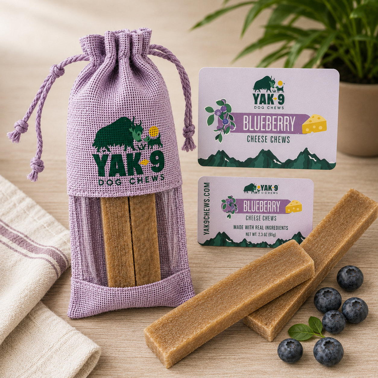 Yak9 Himalayan Cheese Chews for Dogs | Long-Lasting Natural Dental Chews