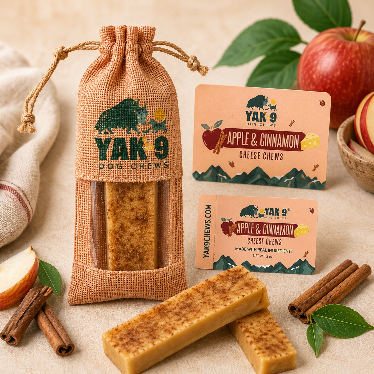 Yak9 Himalayan Cheese Chews for Dogs | Long-Lasting Natural Dental Chews