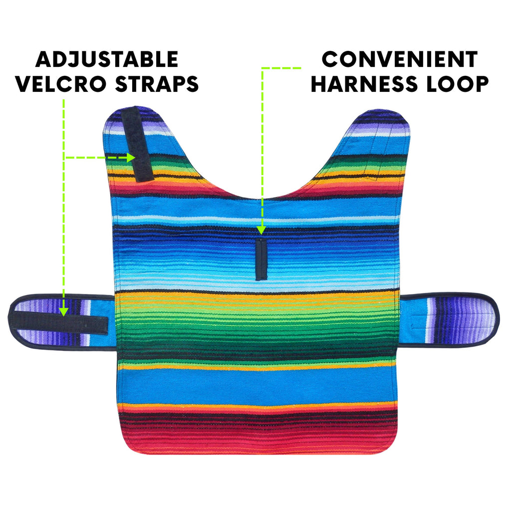 Handmade Serape Dog Poncho