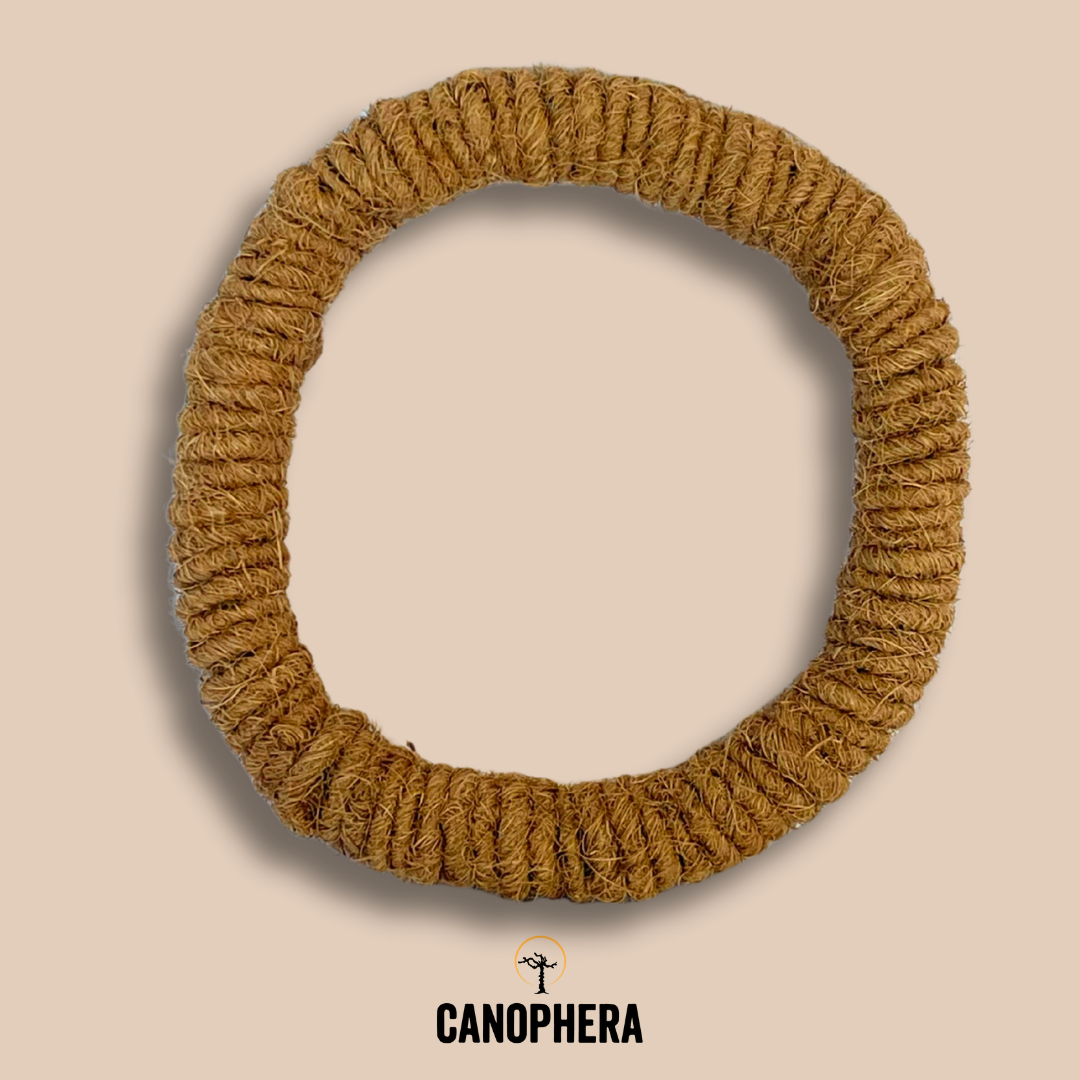 Natural Coconut Rope Ring Dog Toy - CocoRing